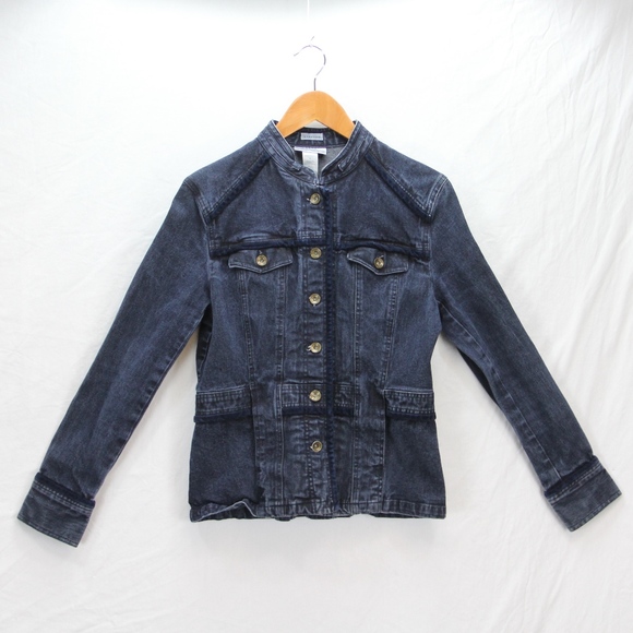 Jones New York Womens Trucker Jacket Jones New York Womens Trucker Jacket